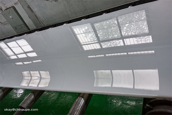 high density plastic sheet 3/4 natural direct sale